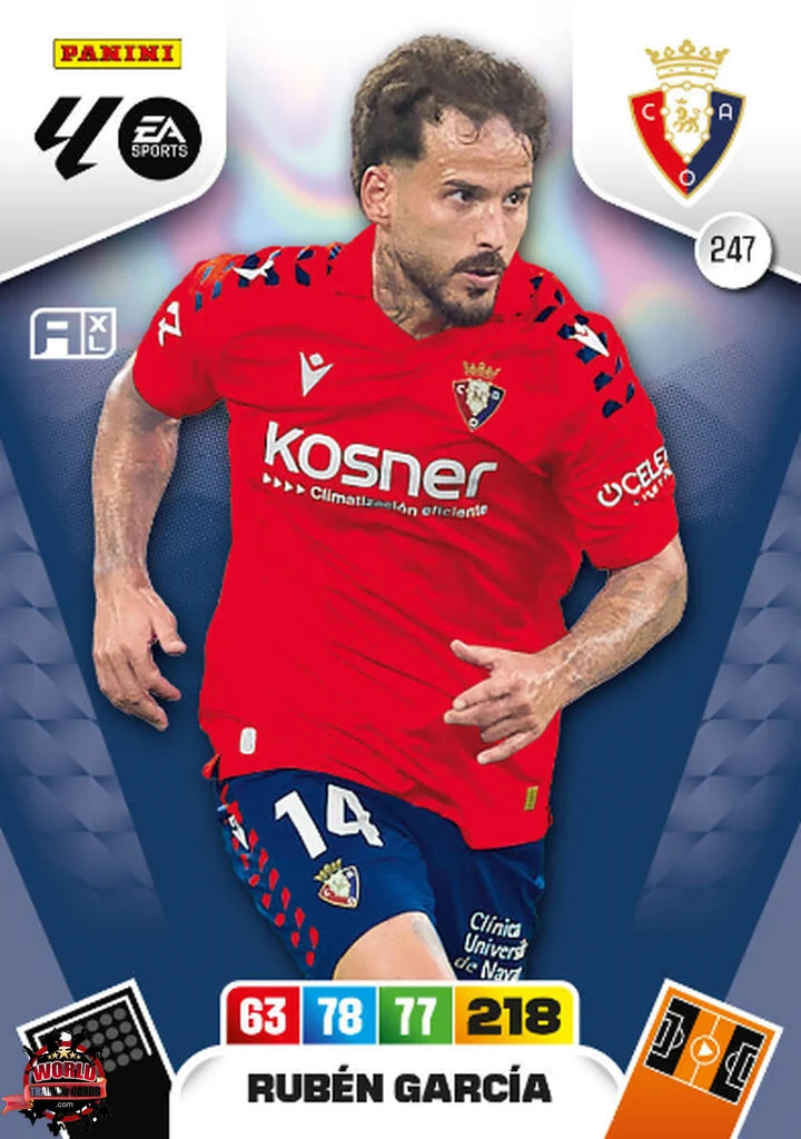 #247 | Adrenalyn XL | La Liga | 2025-2026 | Rubén García | CA Osasuna | Basico