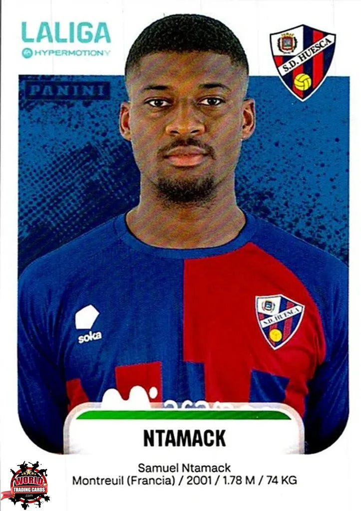 Cromo Trading Card Fútbol-Ntamack-SD Huesca-Panini La Liga HypermotionV 2025-2026-247-Basico
