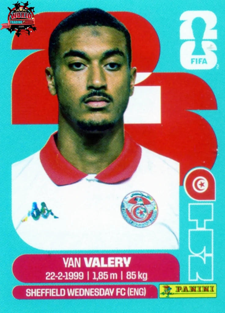 #TUN004 | Panini | Fifa World Cup Stickers | 2026 | Van Valery | Tunisia | Base - International version