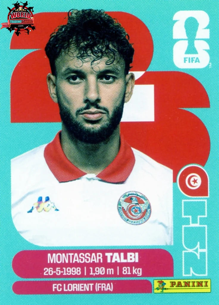 #TUN005 | Panini | Fifa World Cup Stickers | 2026 | Montassar Talbi | Tunisia | Base - International version