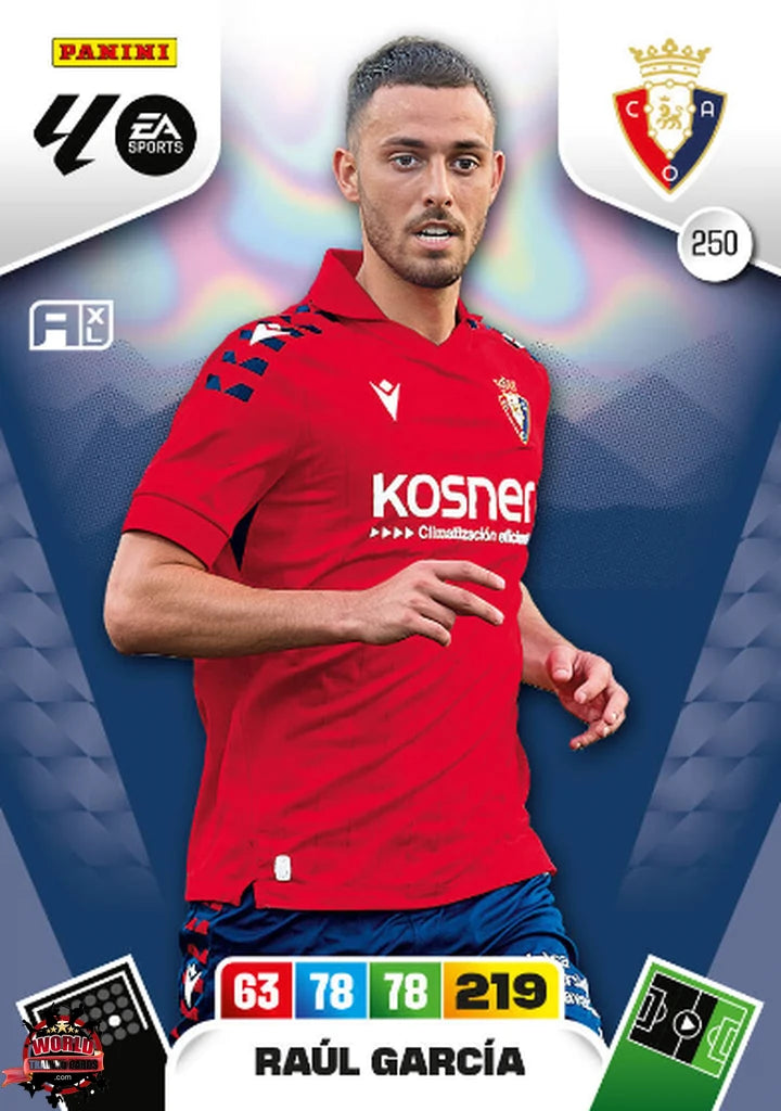 #250 | Adrenalyn XL | La Liga | 2025-2026 | Raúl García | CA Osasuna | Basico