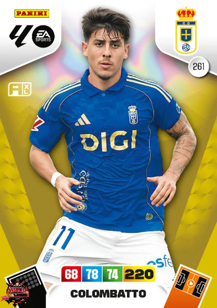#261 | Adrenalyn XL | La Liga | 2025-2026 | Colombatto | Real Oviedo | Basico
