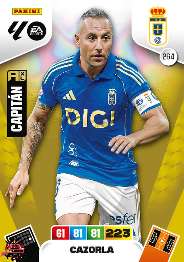 #264 | Adrenalyn XL | La Liga | 2025-2026 | Cazorla | Real Oviedo | Basico