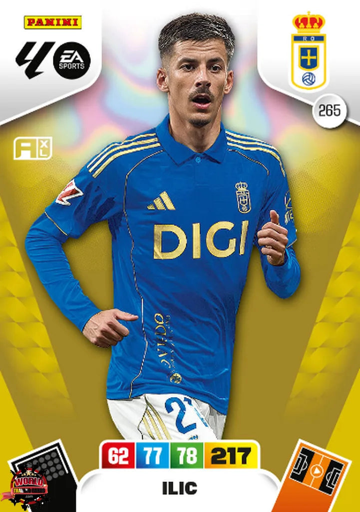 #265 | Adrenalyn XL | La Liga | 2025-2026 | Ilić | Real Oviedo | Basico