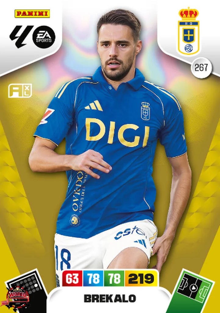 #267 | Adrenalyn XL | La Liga | 2025-2026 | Brekalo | Real Oviedo | Basico