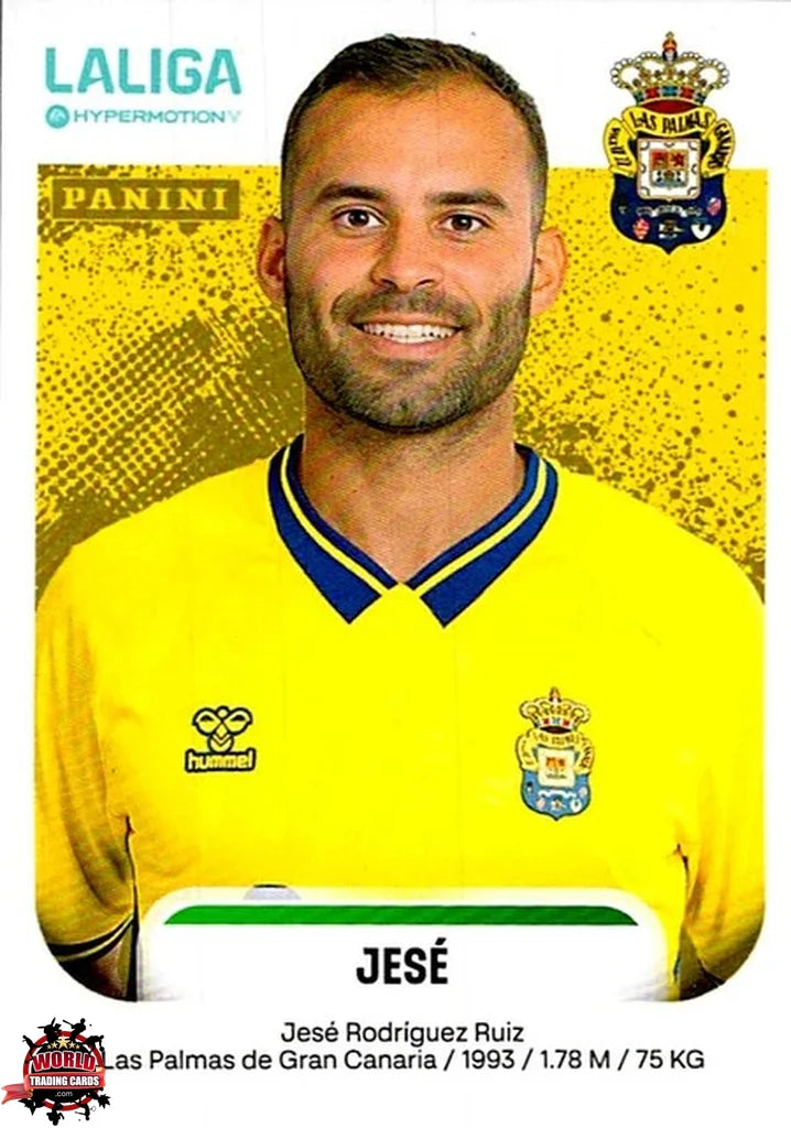 Cromo Trading Card Fútbol-Jesé-UD Las Palmas-Panini La Liga HypermotionV 2025-2026-267-Basico