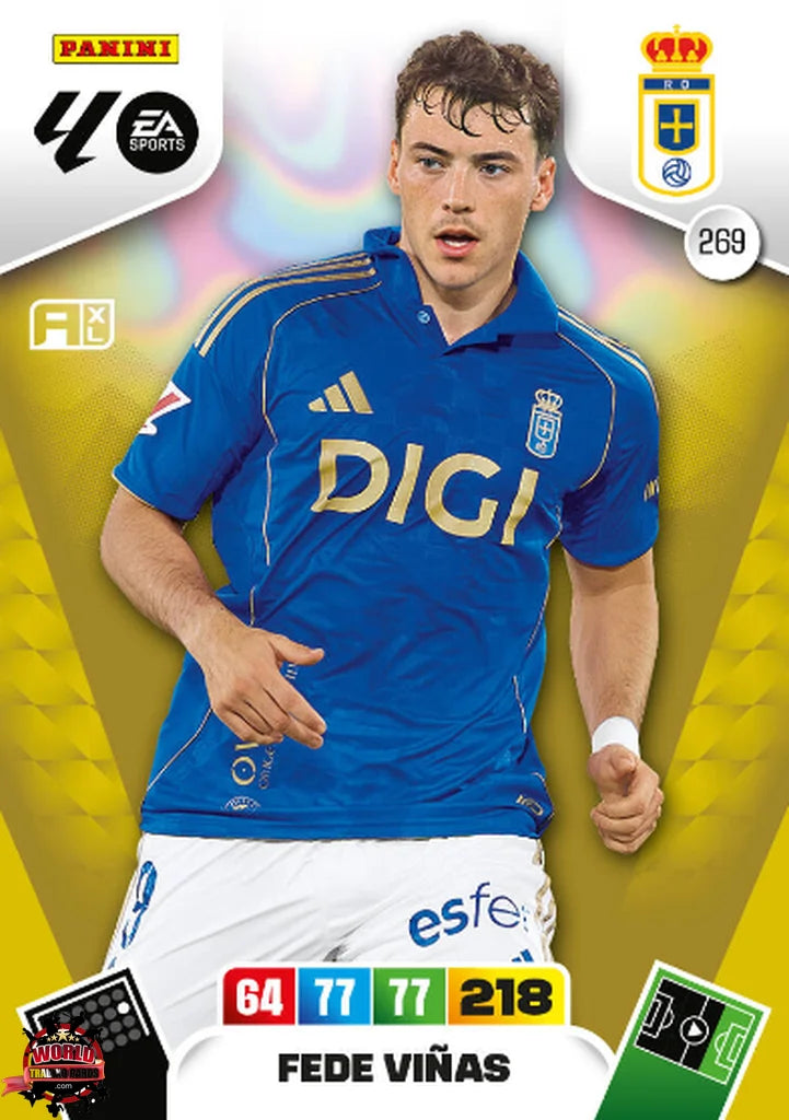 #269 | Adrenalyn XL | La Liga | 2025-2026 | Fede Viñas | Real Oviedo | Basico