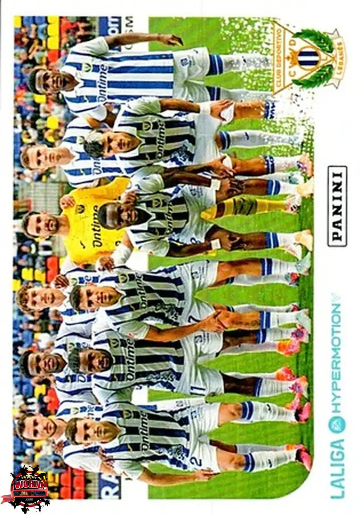 Cromo Trading Card Fútbol-Equipo-CD Leganés-Panini La Liga HypermotionV 2025-2026-269-Basico