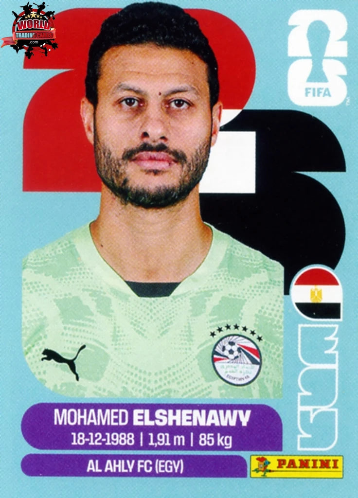 #EGY002 | Panini | Fifa World Cup Stickers | 2026 | Mohamed El Shenawy | Egypt | Base