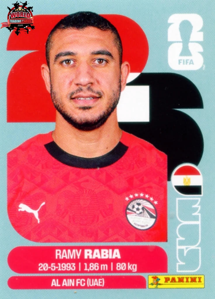 #EGY007 | Panini | Fifa World Cup Stickers | 2026 | Ramy Rabia | Egypt | Base