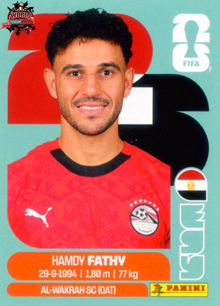 #EGY012 | Panini | Fifa World Cup Stickers | 2026 | Hamdy Fathy | Egypt | Base