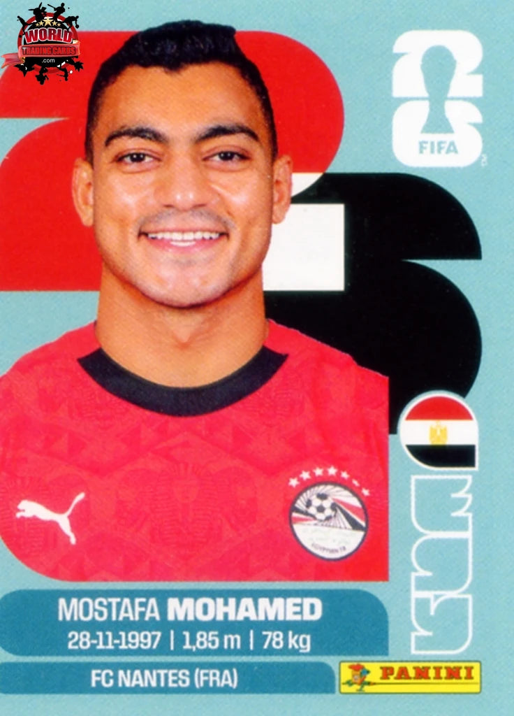 #EGY018 | Panini | Fifa World Cup Stickers | 2026 | Mostafa Mohamed | Egypt | Base