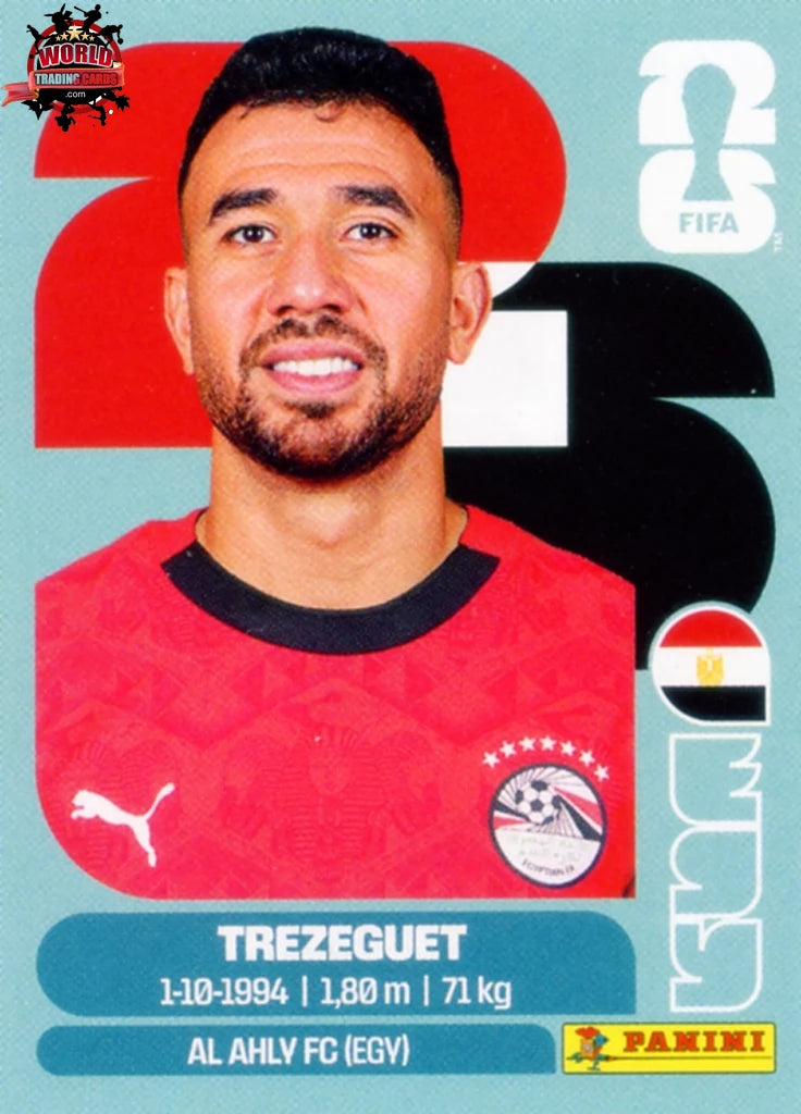 #EGY019 | Panini | Fifa World Cup Stickers | 2026 | Trezeguet | Egypt | Base - International version