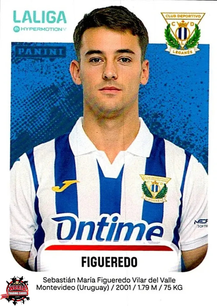 Cromo Trading Card Fútbol-Figueredo-CD Leganés-Panini La Liga HypermotionV 2025-2026-273A-Basico