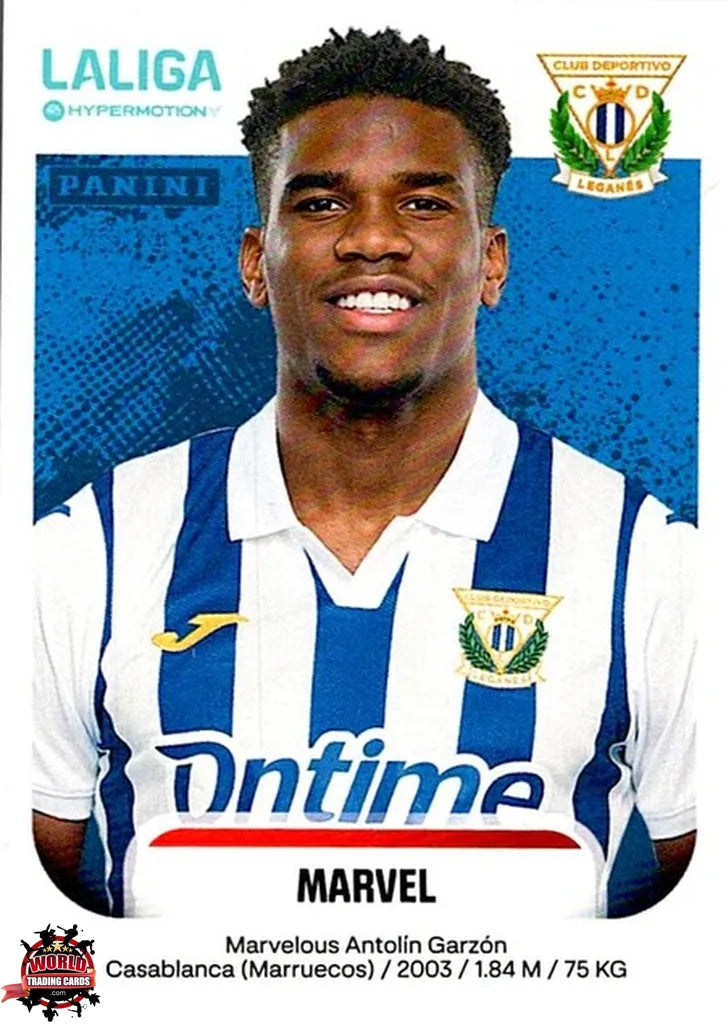 Cromo Trading Card Fútbol-Marvel-CD Leganés-Panini La Liga HypermotionV 2025-2026-276A-Basico