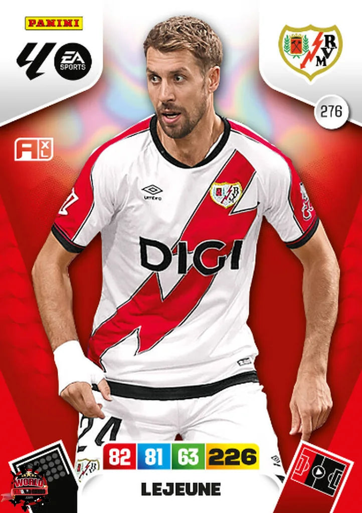 #276 | Adrenalyn XL | La Liga | 2025-2026 | Lejeune | Rayo Vallecano | Basico
