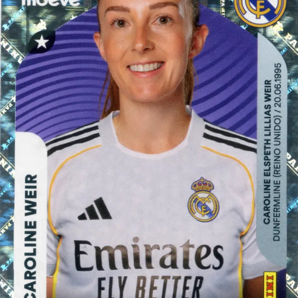 Football Trading Card-Caroline Weir-Real Madrid-Panini Liga F 