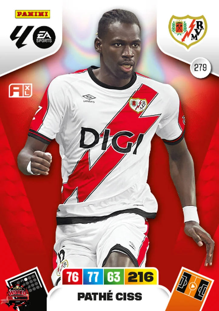 #279 | Adrenalyn XL | La Liga | 2025-2026 | Pathe Ciss | Rayo Vallecano | Basico