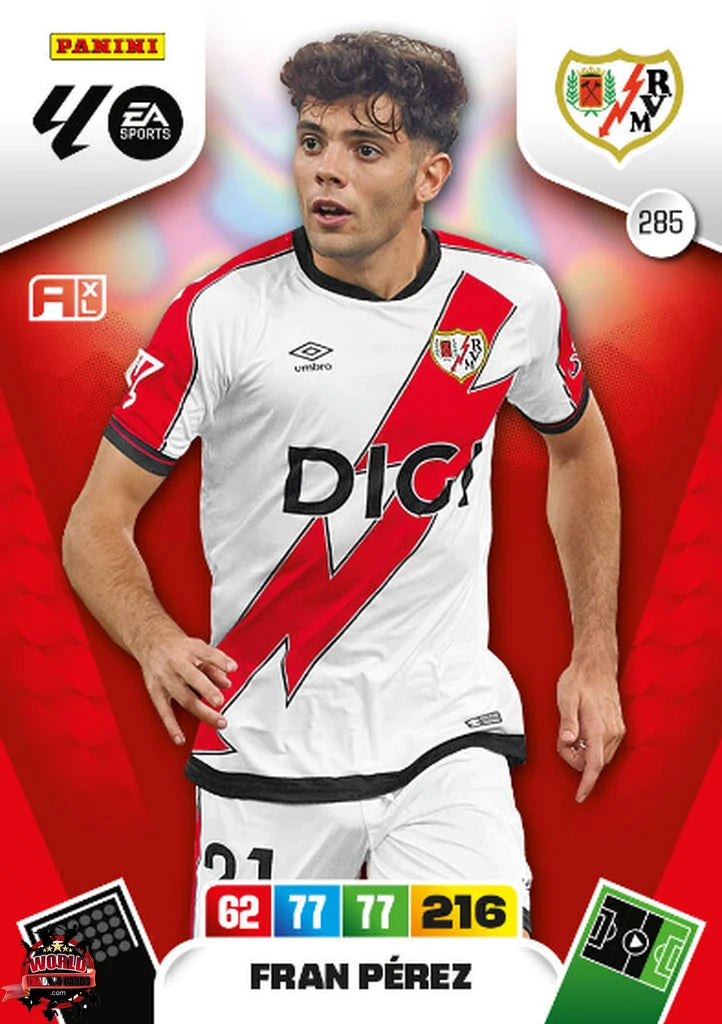 #285 | Adrenalyn XL | La Liga | 2025-2026 | Fran Pérez | Rayo Vallecano | Basico