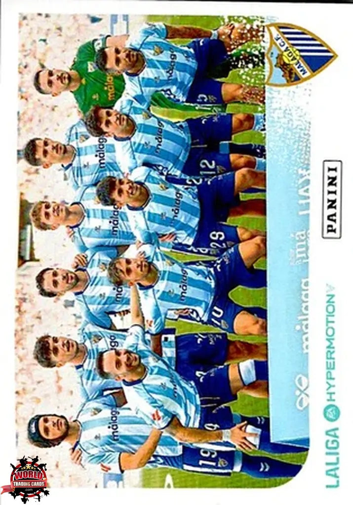 Cromo Trading Card Fútbol-Equipo-Málaga CF-Panini La Liga HypermotionV 2025-2026-288-Basico