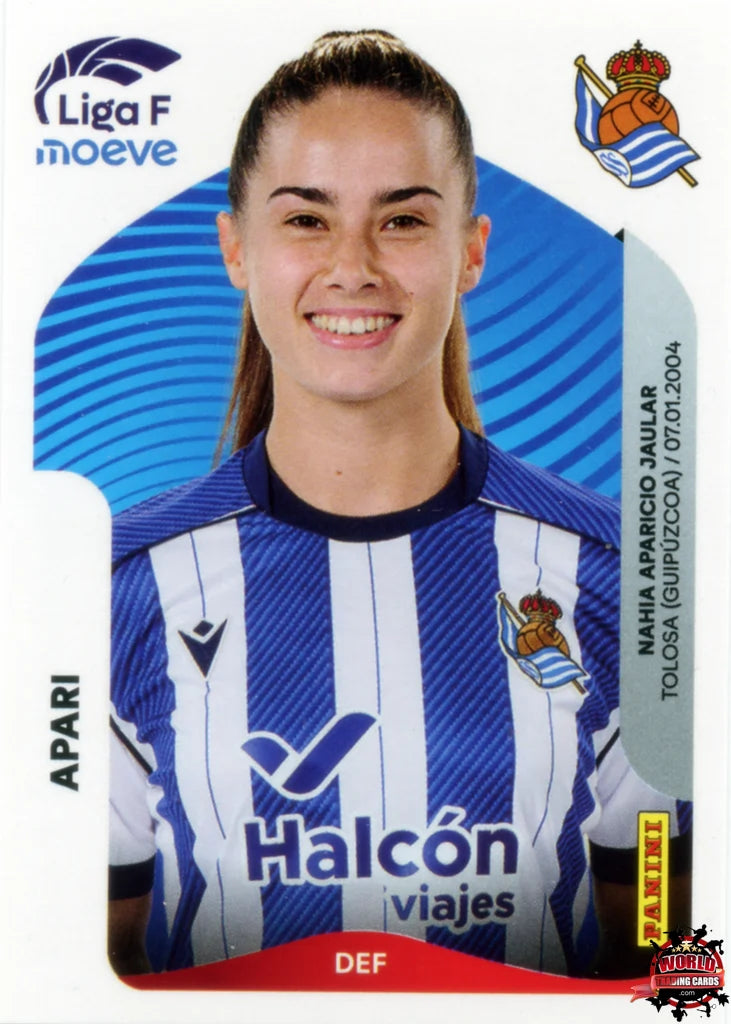 Cromo Trading Card Fútbol-Apari-Real Sociedad-Panini Liga F Moeve 2025-2026-289-Basico