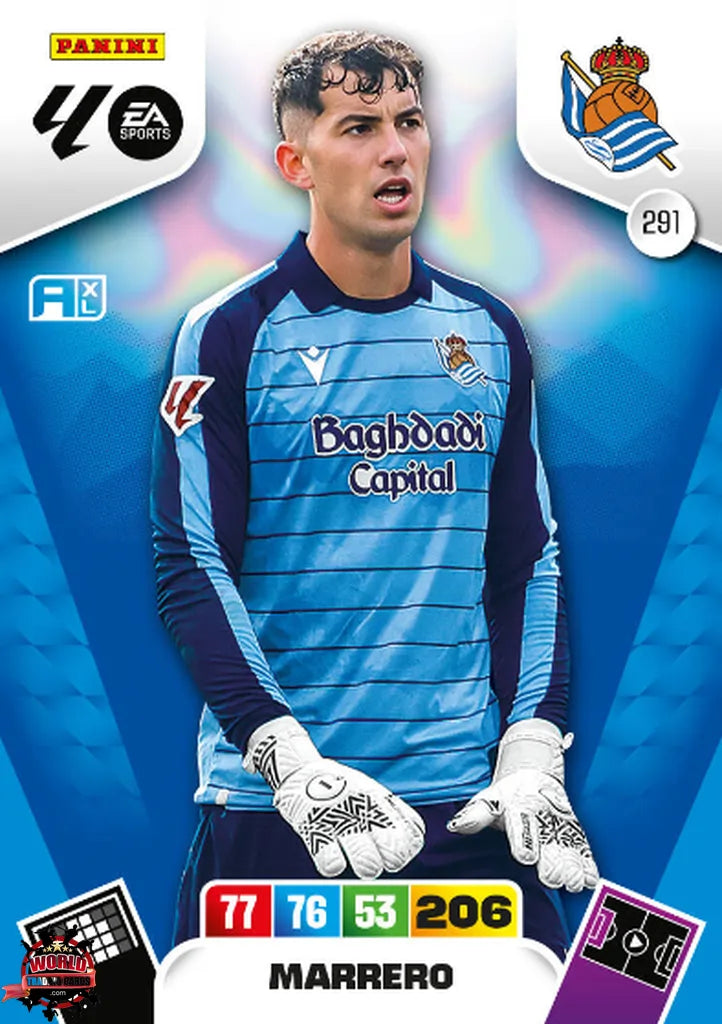 #291 | Adrenalyn XL | La Liga | 2025-2026 | Marrero | Real Sociedad | Basico