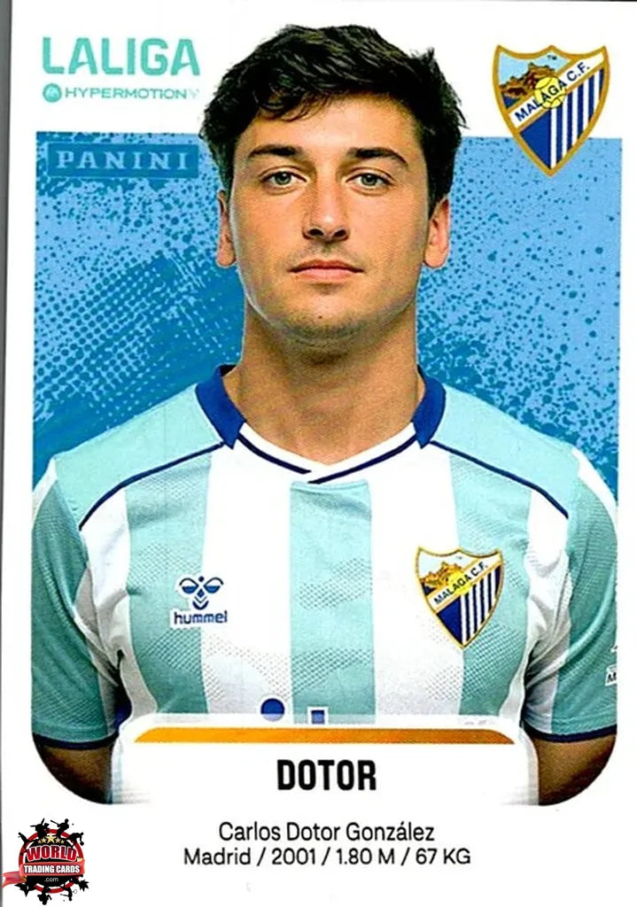 Cromo Trading Card Fútbol-Dotor-Málaga CF-Panini La Liga HypermotionV 2025-2026-296B-Basico
