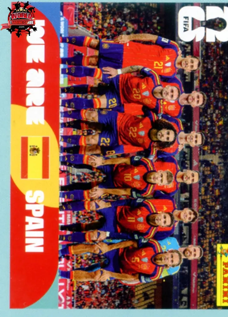 #ESP013 | Panini | Fifa World Cup Stickers | 2026 | Team Photo | Spain | Base - International version