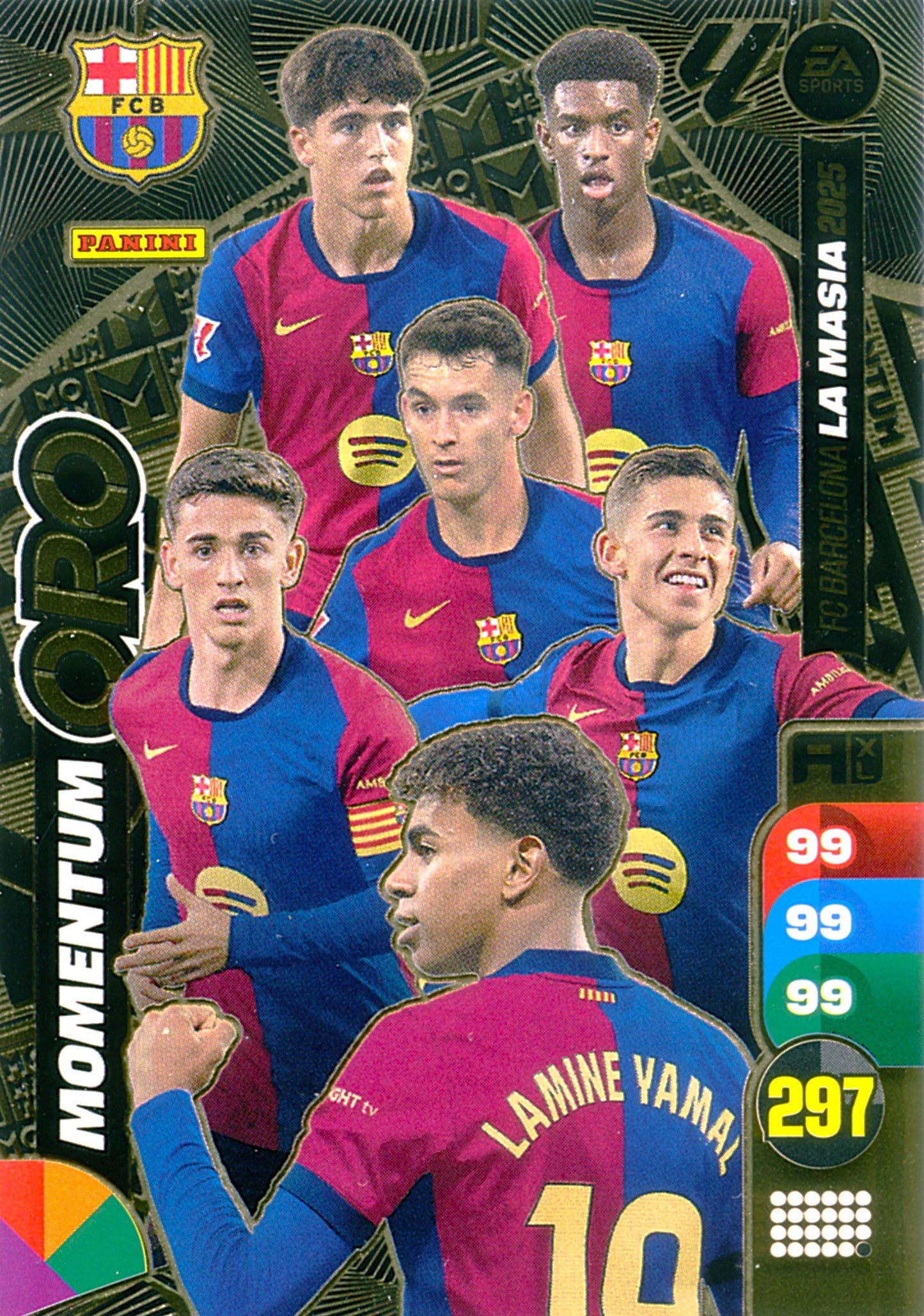 Panini Adrenalyn XL La Liga 2024/2025 - La Masia - Momentum Oro