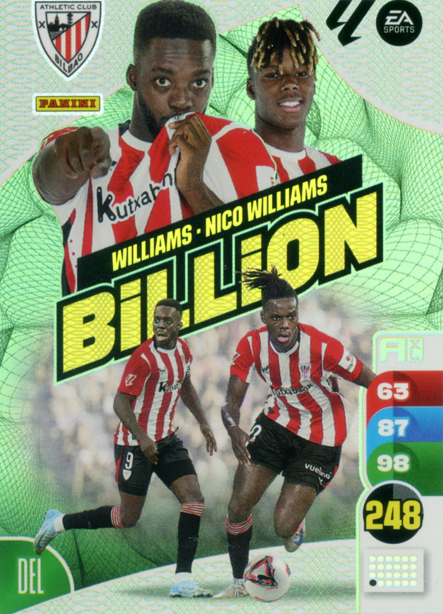 Williams / Nico Williams - Panini Adrenalyn XL La Liga 2024/2025 - Billion