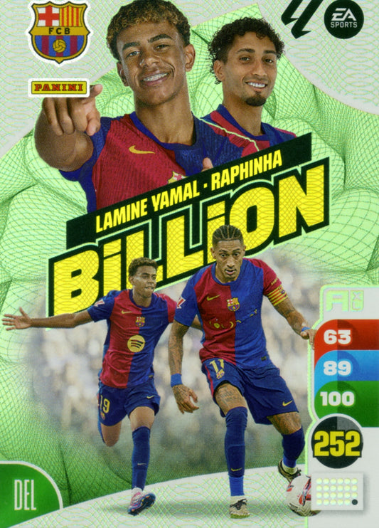 Panini Adrenalyn XL La Liga 2024/2025 - Lamine Yamal / Raphinha - Billion