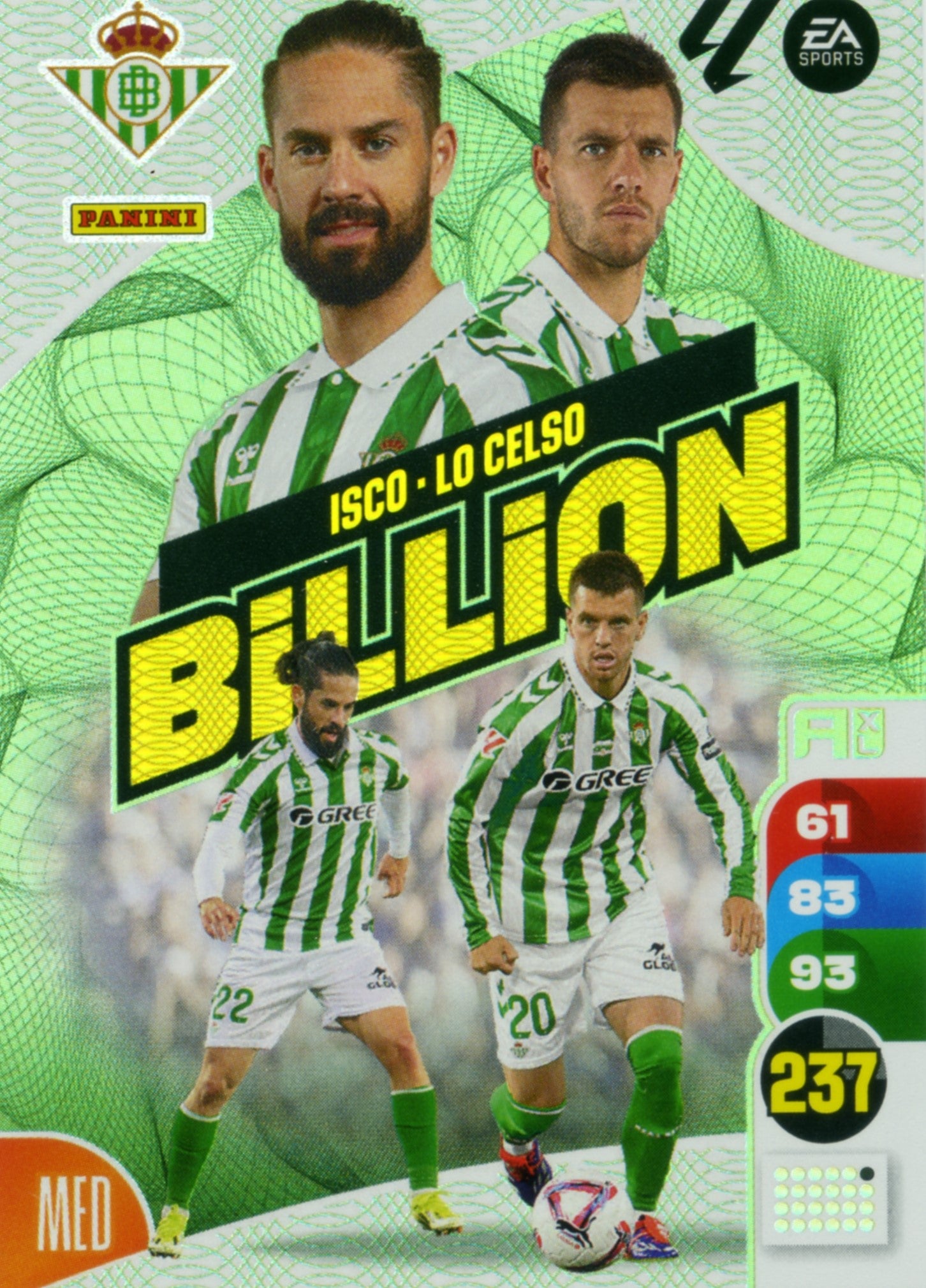 Isco / Lo Celso - Panini Adrenalyn XL La Liga 2024/2025 - Billion