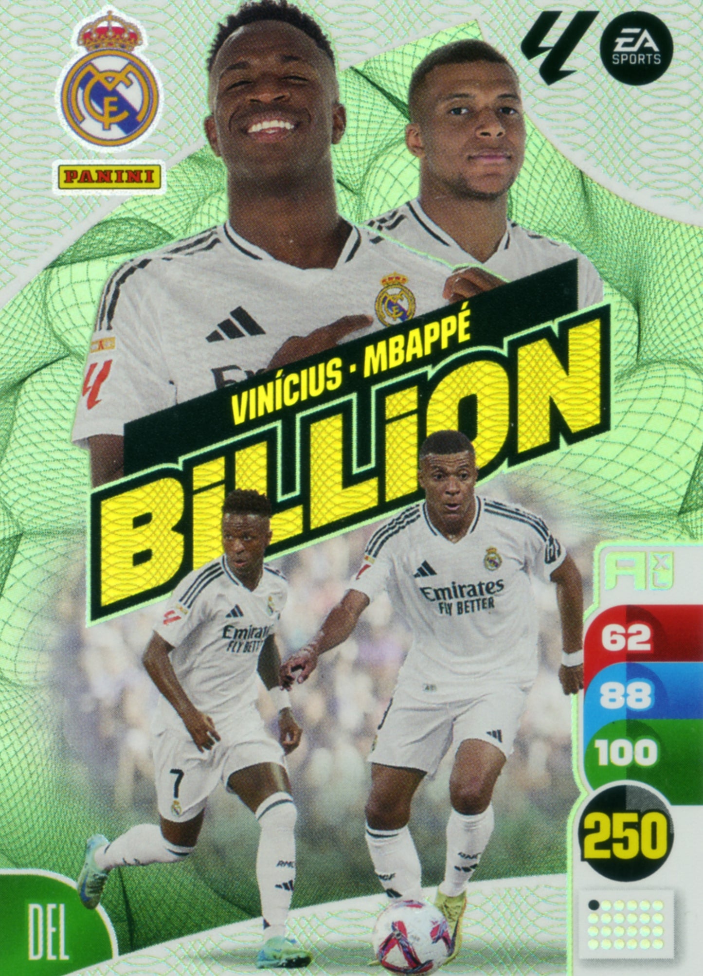 Panini Adrenalyn XL La Liga 2024/2025 - Mbappe / Vinicius - Billion - Real Madrid