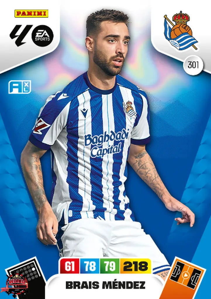 #301 | Adrenalyn XL | La Liga | 2025-2026 | Brais Méndez | Real Sociedad | Basico