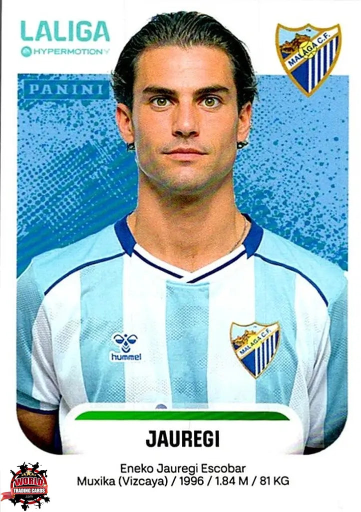 Cromo Trading Card Fútbol-Jauregi-Málaga CF-Panini La Liga HypermotionV 2025-2026-302B-Basico