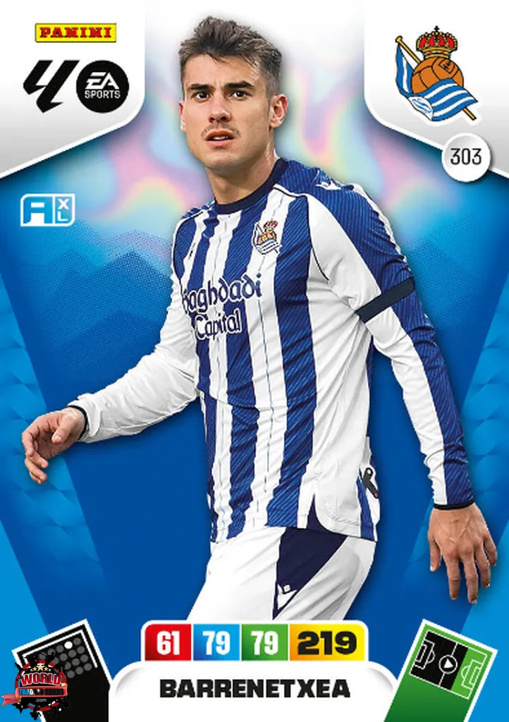#303 | Adrenalyn XL | La Liga | 2025-2026 | Barrenetxea | Real Sociedad | Basico