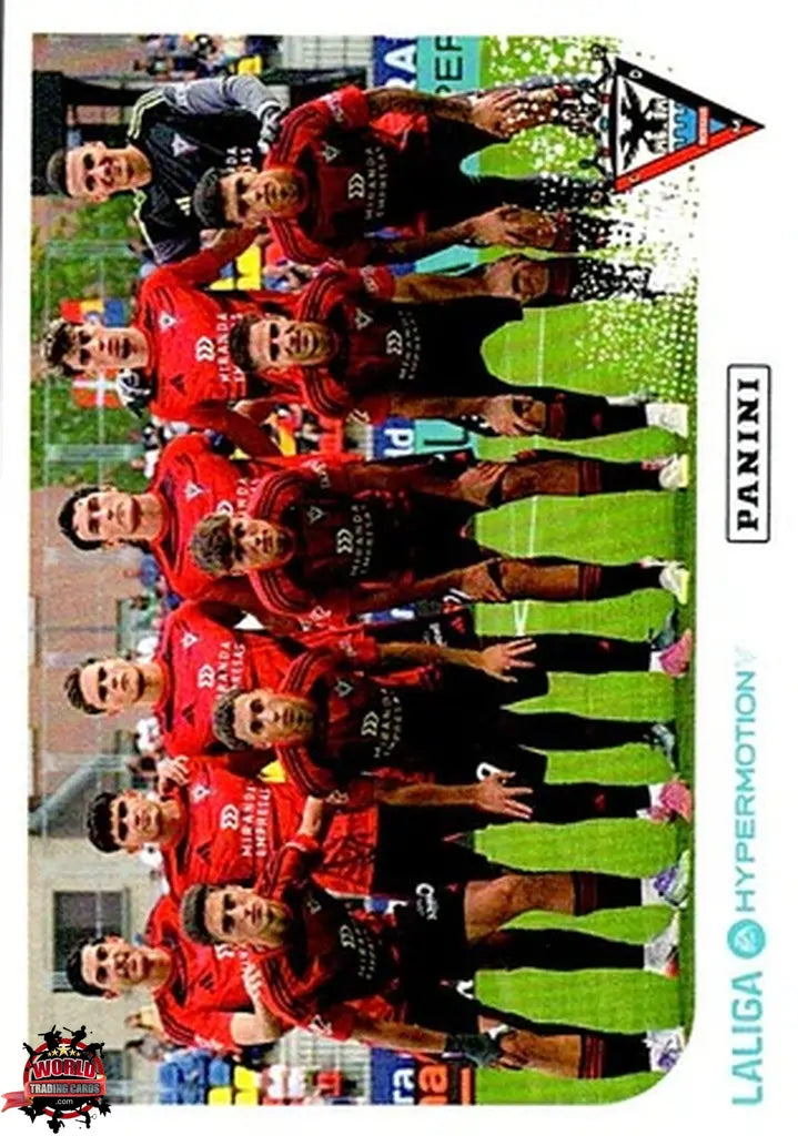 Cromo Trading Card Fútbol-Equipo-Mirandés-Panini La Liga HypermotionV 2025-2026-307-Basico