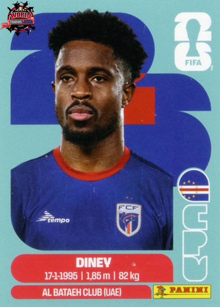 #CPV005 | Panini | Fifa World Cup Stickers | 2026 | Diney | Cape Verde | Base - International version