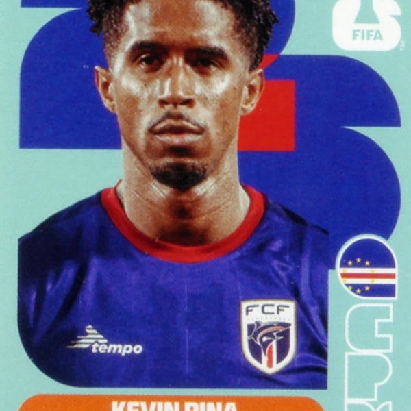 Football Trading Card-Kevin Pina-Cape Verde-Panini Fifa World Cup