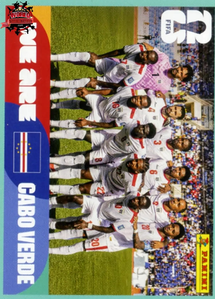#CPV013 | Panini | Fifa World Cup Stickers | 2026 | Team Photo | Cape Verde | Base - International version