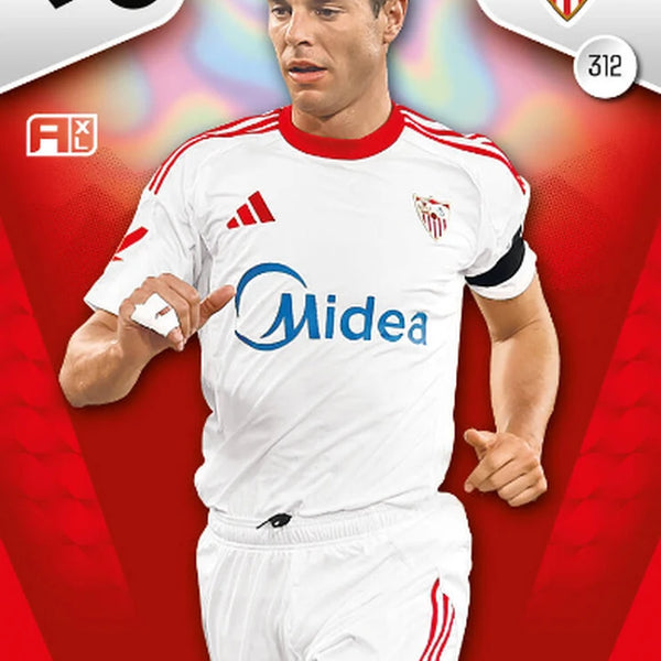Cromo Trading Card Fútbol-Azpilicueta-Sevilla FC-Panini Adrenalyn