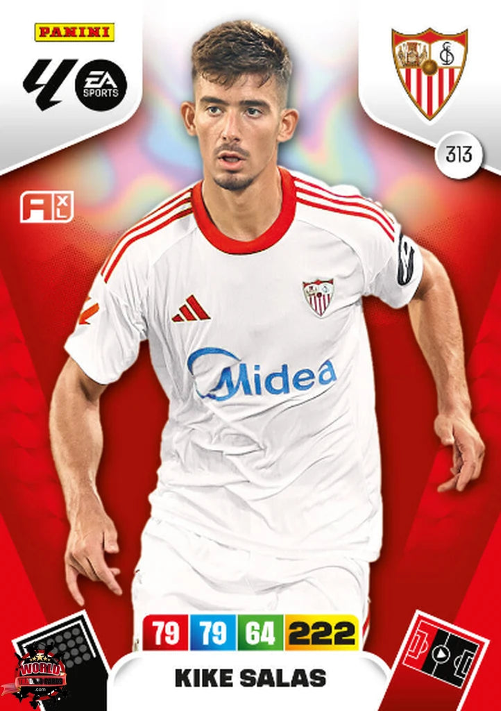 #313 | Adrenalyn XL | La Liga | 2025-2026 | Kike Salas | Sevilla FC | Basico