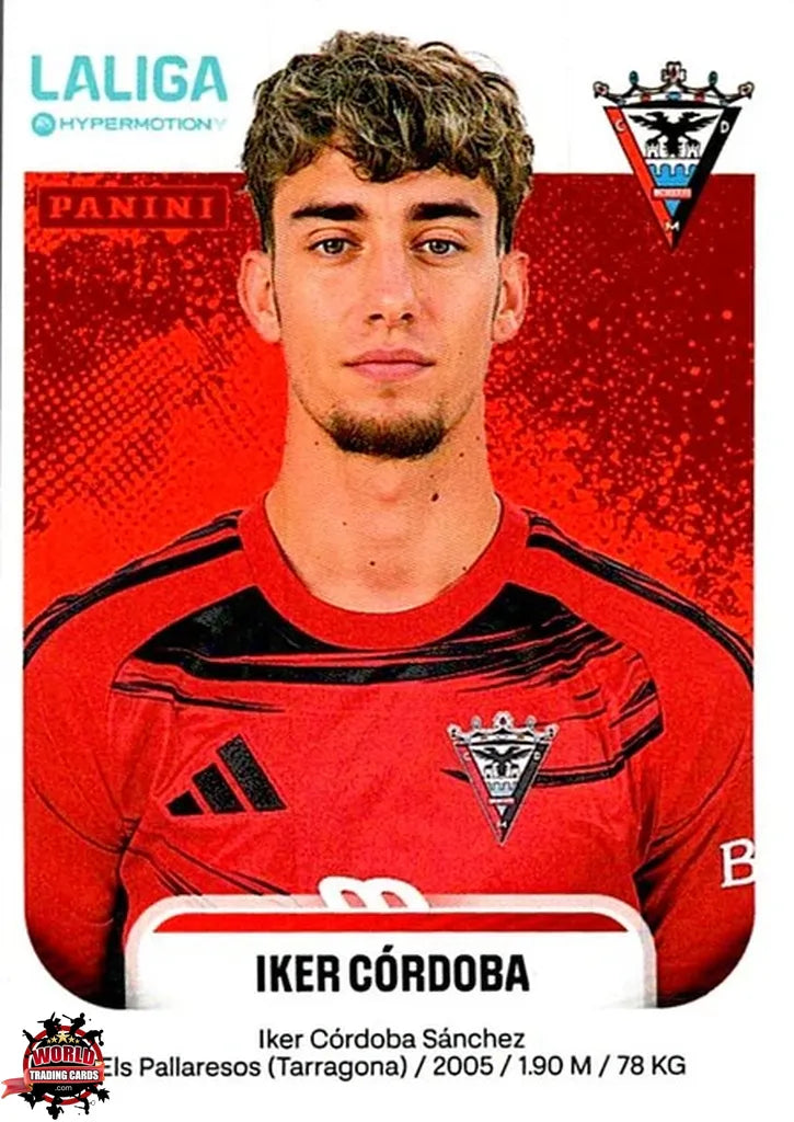Cromo Trading Card Fútbol-Iker Córdoba-Mirandés-Panini La Liga HypermotionV 2025-2026-314-Basico