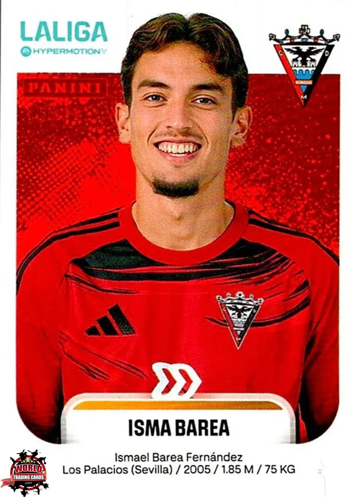 Cromo Trading Card Fútbol-Isma Barea-Mirandés-Panini La Liga HypermotionV 2025-2026-317-Basico