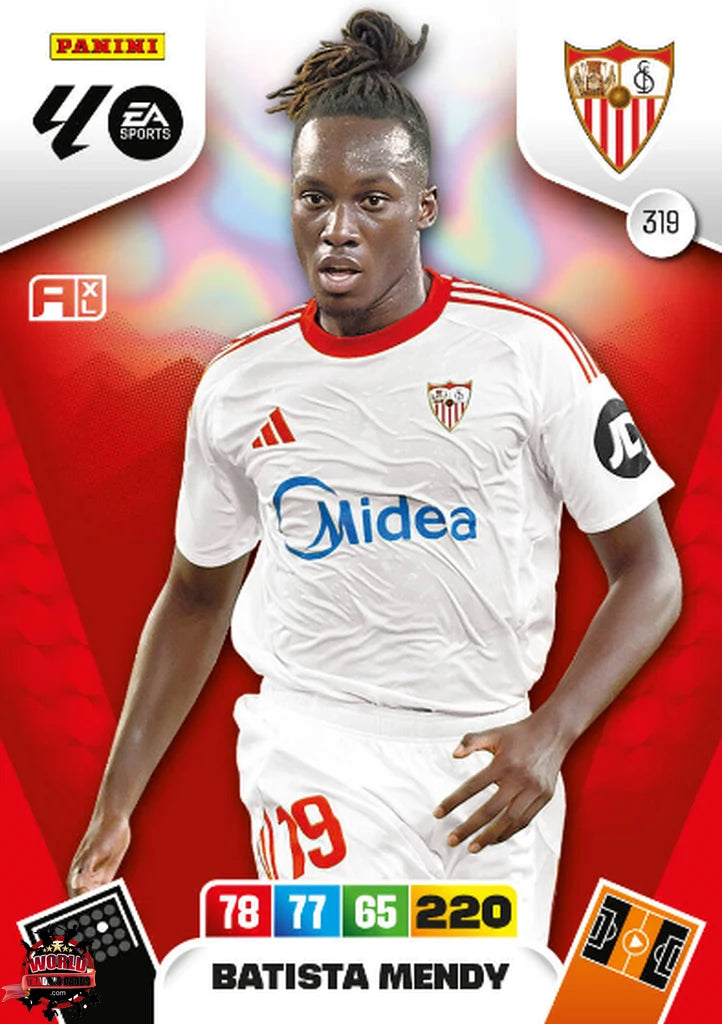 #319 | Adrenalyn XL | La Liga | 2025-2026 | Batista Mendy | Sevilla FC | Basico