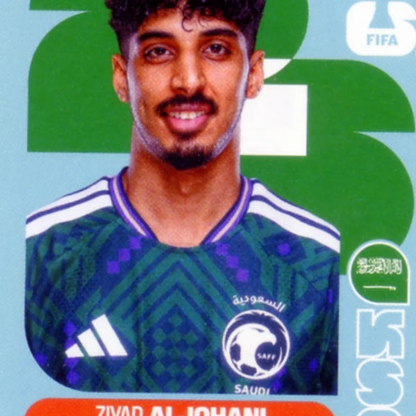 Football Trading Card-Ziyad Aljohani-Saudi Arabia-Panini Fifa
