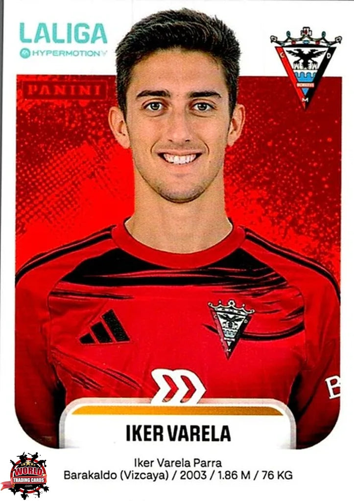 Cromo Trading Card Fútbol-Iker Varela-Mirandés-Panini La Liga HypermotionV 2025-2026-320-Basico