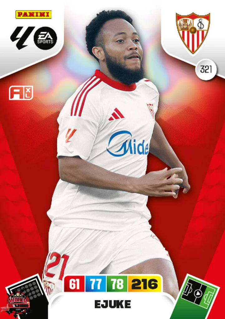 #321 | Adrenalyn XL | La Liga | 2025-2026 | Ejune | Sevilla FC | Basico