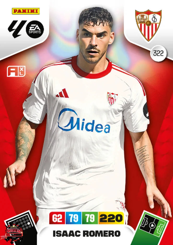 #322 | Adrenalyn XL | La Liga | 2025-2026 | Isaac Romero | Sevilla FC | Basico