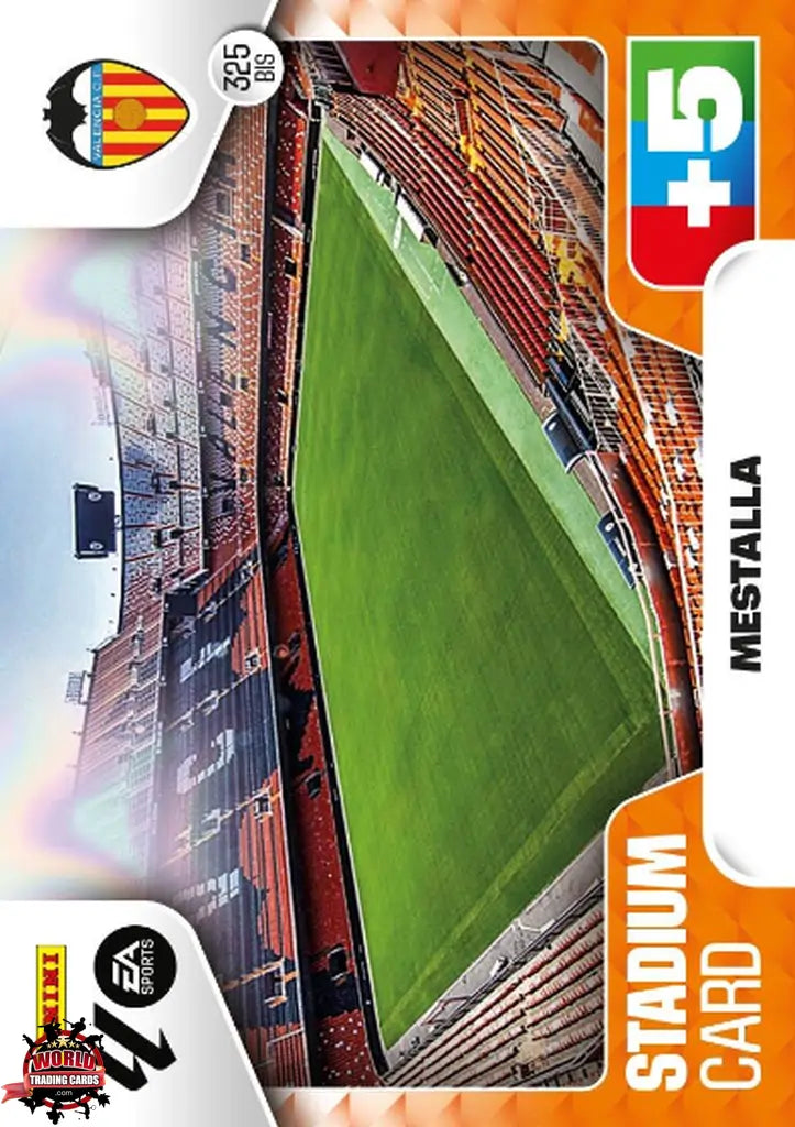 #325 Bis | Adrenalyn XL | La Liga | 2025-2026 | Mestalla | Valencia CF | Basico